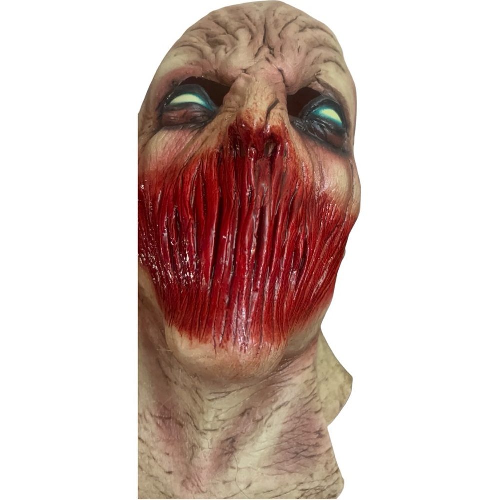 ADULT HALLOWEEN ZOOMBIE SCARY MASK COSTUME women men